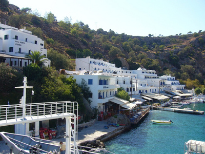 loutro 湾南克里特岛