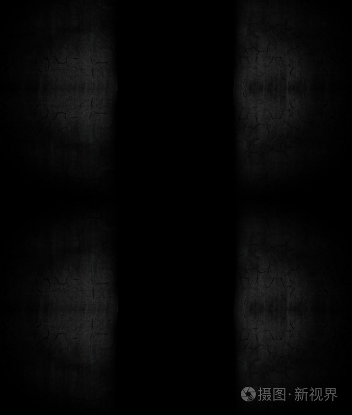 空白的墙上黑色背景