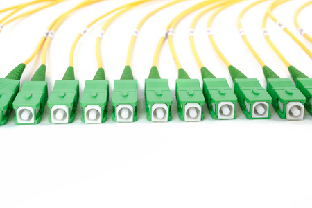 绿色纤维光纤 sc 连接器