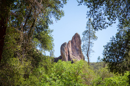 壮观的岩层在石峰国家公园