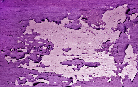旧的紫罗兰色与损坏的漆木凌乱和蹩脚纹理的抽象背景