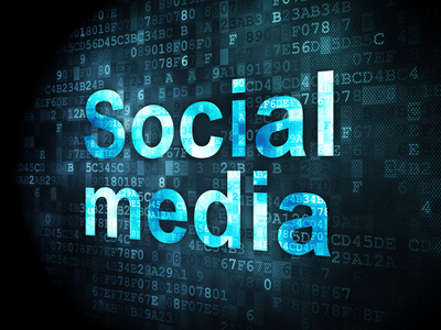 社会网络的概念 社会媒体上数字背景