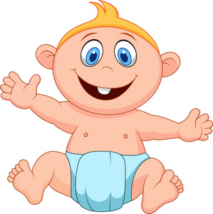 宝宝男孩卡通照片