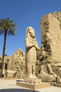 卢克索，在埃及卡纳克神庙