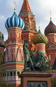 米宁和波扎尔斯基对在莫斯科红场的纪念碑