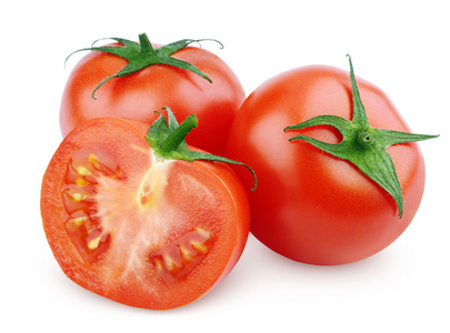 红番茄蔬菜与白切