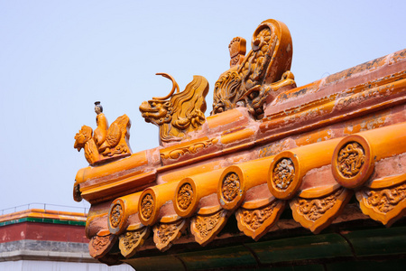 古代屋顶屋顶与中国古代建筑风格照片