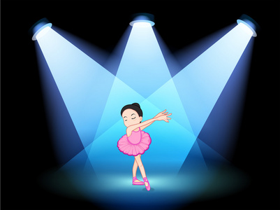 芭蕾舞舞台图片-芭蕾舞舞台素材-芭蕾舞舞台插画-摄图新视界