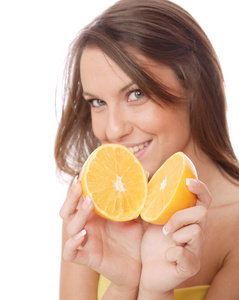 吃橘子的快乐模型图片