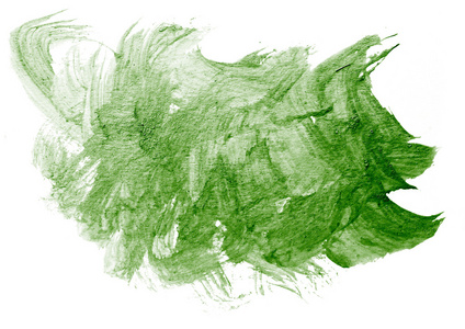 脑卒中绿色油漆喷溅色水彩抽象水 bru