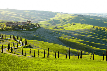 农村，San Quirico 奥斯塔山谷，托斯卡纳意大利