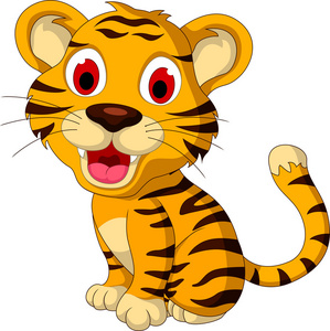 母老虎卡通图片