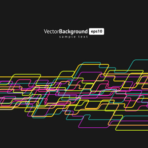 抽象线条矢量背景