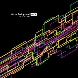 抽象线条矢量背景