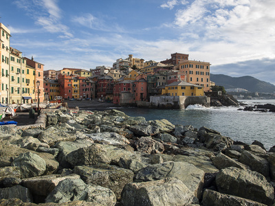 boccadasse 热那亚的村庄