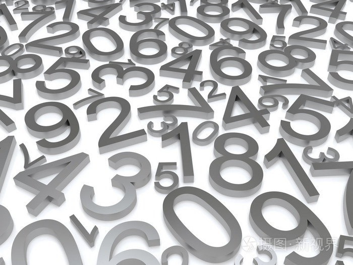 数字的背景照片-正版商用图片1cc89e-摄图新视界