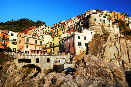 意大利五渔村，manarola 村