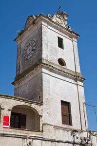 钟楼。francavilla 丰塔纳。普利亚大区。意大利