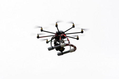 octocopter 飞行