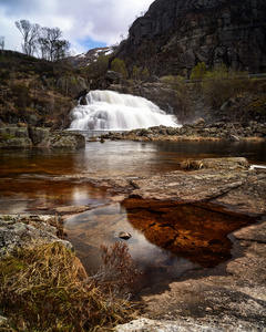 A waterfall at Stavtrn.