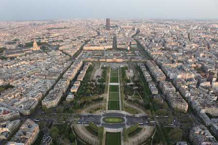 巴黎的顶视图