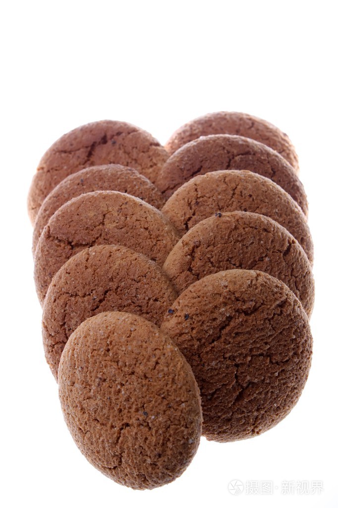 孤立在白色背景上的cookie