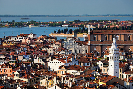 鸟瞰的威尼斯，意大利