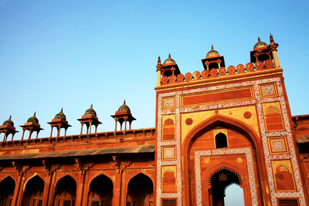 法塔赫布尔西格里，印度，由大莫卧儿王朝皇帝，阿克巴建造 1570 年开始