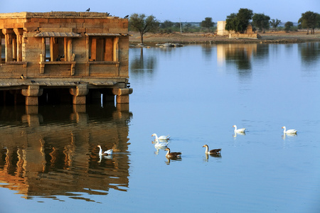 gadisagar 湖，斋沙默尔印度