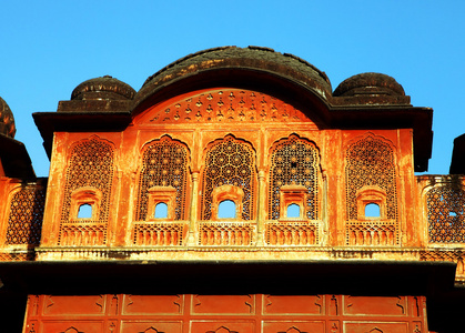 哈瓦玛哈尔的风 斋浦尔 印度宫殿