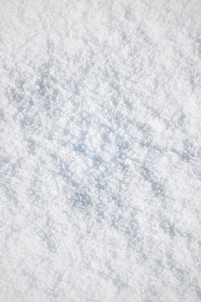 白色的雪