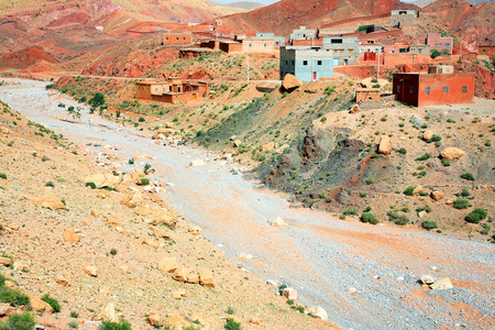 在辅助谷 摩洛哥 非洲 kasbah