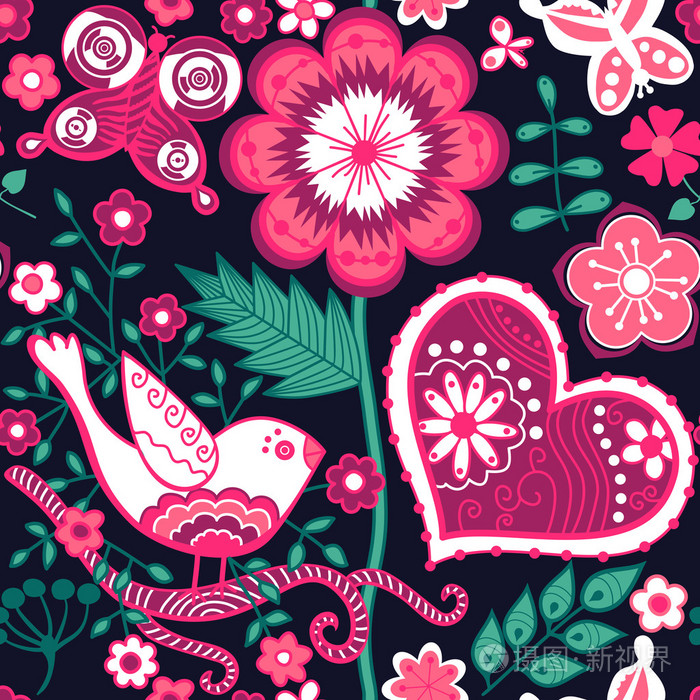 水彩花卉贺卡.复古复古背景与花卉装饰可以卡, 笔记本封面,所以设计.