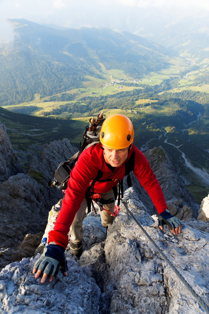 在koenigsjodler 路线,奥地利登山照片-正版商用图片1cdpz3-摄图新