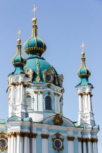 乌克兰，基辅，圣安德鲁教堂