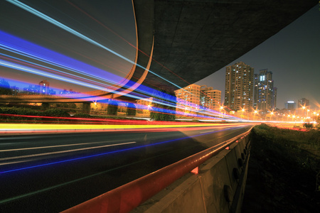 公路大桥夜景