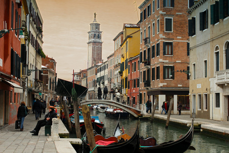威尼斯的美丽的景色