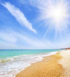 沙滩大海壁纸图片-沙滩大海壁纸素材-沙滩大海壁纸插画-摄图新视界