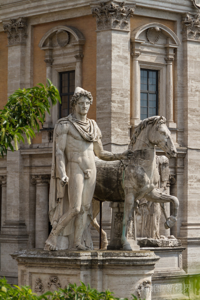 在罗马，意大利的 campidoglio 广场 广场 del campidoglio