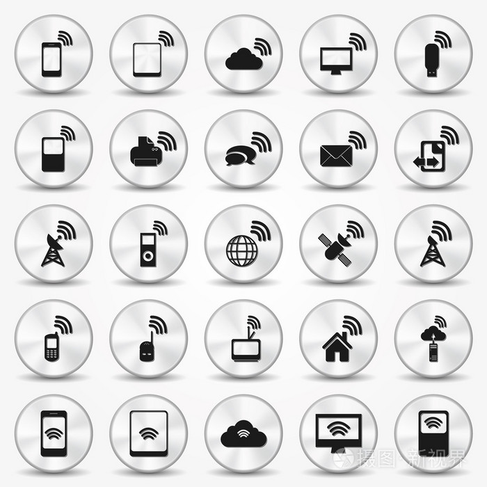 智能手机无线网络连接图标热点按钮