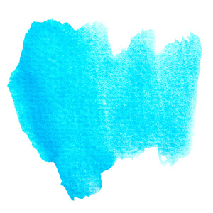抽象蓝色水彩彩绘的工笔背景图片