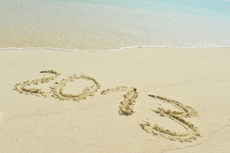 2013 写在沙滩上