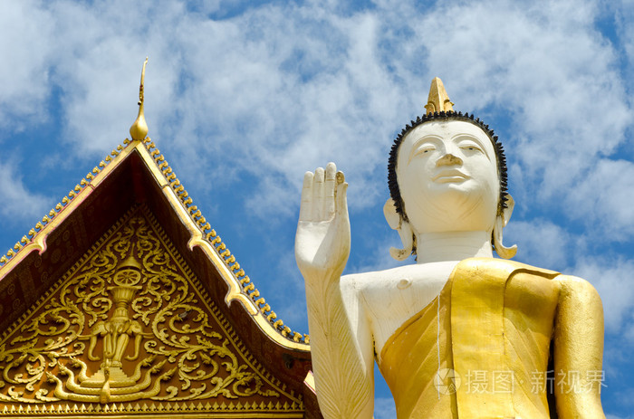 老挝万象的佛教寺庙