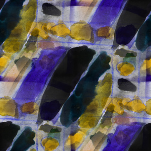 无缝立体抽象艺术毕加索纹理黄色 紫色娃特