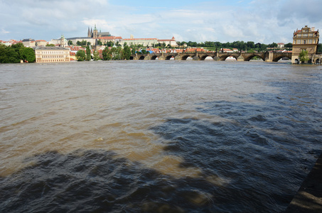 洪水在布拉格图片