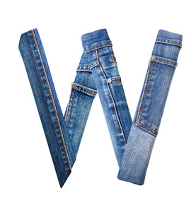 牛仔裤字母表图片