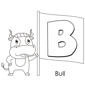 动物字母 b