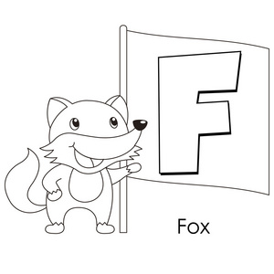 动物字母 f