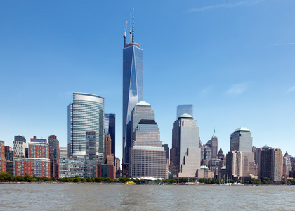 纽约自由塔和世界的金融中心