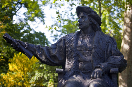 克里斯托弗  哥伦布雕像在伦敦